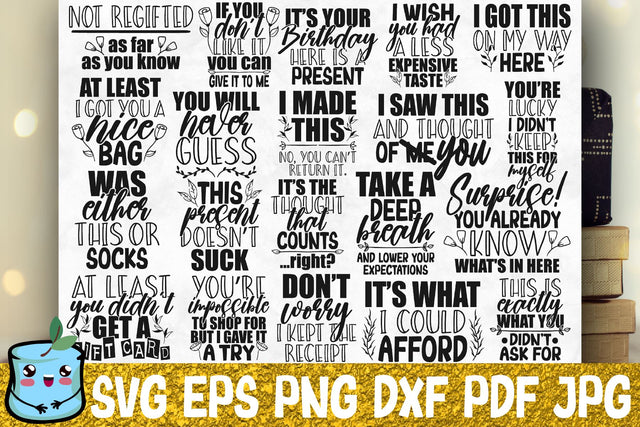 Gift Bag SVG Bundle SVG MintyMarshmallows 