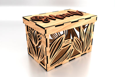 Gift Box for Mom SVG LaserCutano 