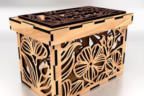 Gift Boxes for Mother's Day SVG LaserCutano 