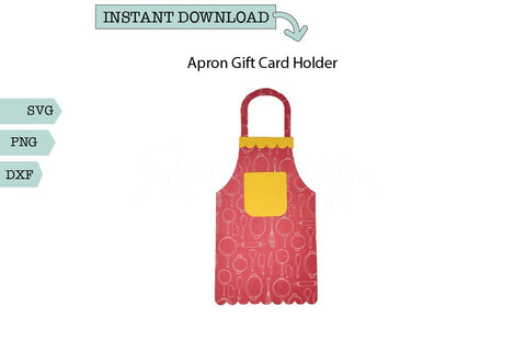 Gift Card Holder SVG- Apron Card SVG Sharia Morton Designs 