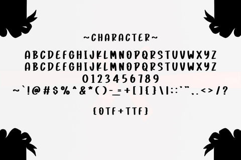 Gift Wrapping Font Masyafi Studio 