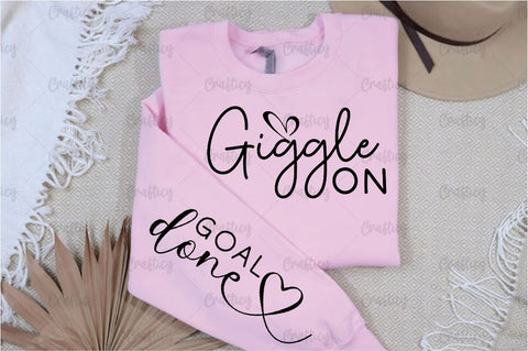 Giggle on Sleeve SVG Design SVG Designangry 