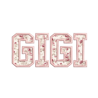 Gigi Applique Embroidery Design, 4 sizes, Instant Download Embroidery/Applique DESIGNS Nino Nadaraia 