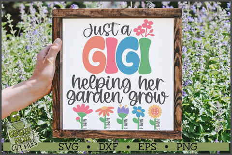 Gigi Helping Her Garden Grow SVG File SVG Crunchy Pickle 