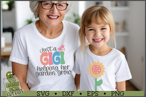 Gigi Helping Her Garden Grow SVG File SVG Crunchy Pickle 