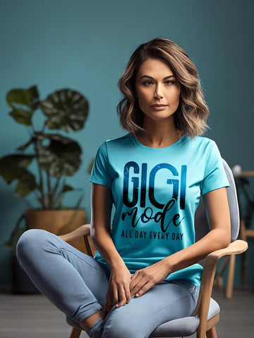 Gigi Mode Svg Png Files, Gigi Svg, Blessed Gigi Svg, Grandmother Svg, Nana Svg, Gigi Mode Shirt Svg, Mothers Day Svg SVG DesignDestine 