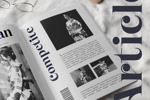 Giglik Merkia - Elegant Serif Bold Font Font Letterena Studios 