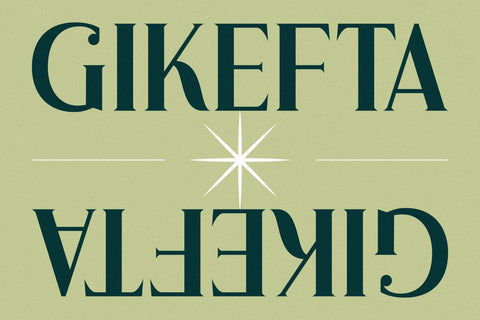 Gikefta - Modern Classic Serif Font Font Letterena Studios 