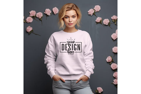 Gildan 18000 Sweatshirt Mockup Bundle Vol-01 Mock Up Photo Craftlabsvg24 