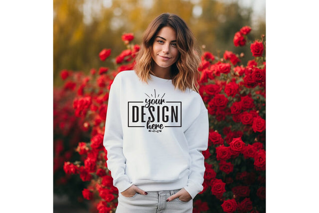 Gildan 18000 Sweatshirt Mockup SVG Craftlabsvg24 
