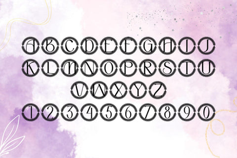 Gildemere Monogram Font Font Dm Letter Studio 