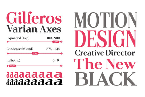 Gilferos Font gatype 