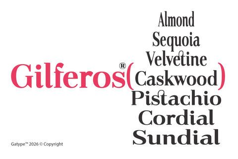 Gilferos Font gatype 