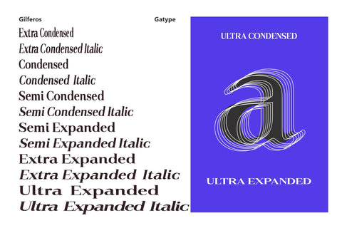 Gilferos Font gatype 