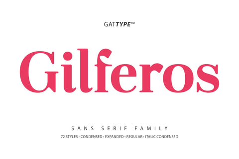 Gilferos Font gatype 