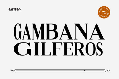 Gilferos Font gatype 