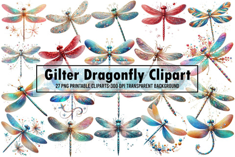 Gilter Dragonfly Sublimation Clipart Sublimation designartist 