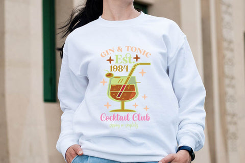 gin & tonic est.1984 cocktail club sipping on simplicity SVG Angelina750 