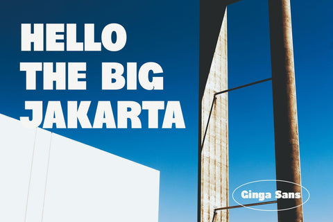 Ginga - Modern Bold Sans Serif Font studioalmeera 