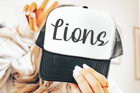 Ginger Lemon - Cute Script Font Font KA Designs 