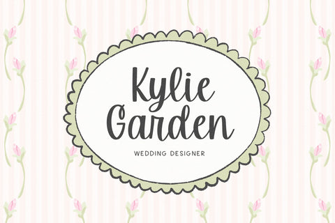 Ginger Lemon - Cute Script Font Font KA Designs 