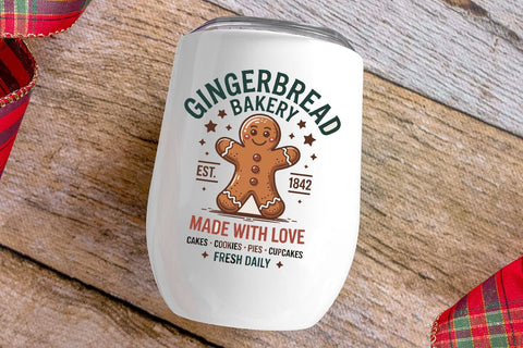 gingerbread bakery made with love cakes cookies pies cupcakes fresh daily SVG Angelina750 