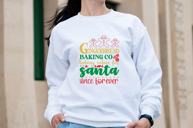 Gingerbread baking co baking cookies for santa since forever SVG Angelina750 