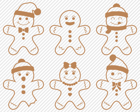 Gingerbread Bundle | Christmas SVG SVG Texas Southern Cuts 