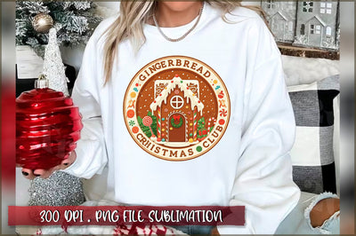 Gingerbread christmas club Sublimation Sublimation Shetara Begum 