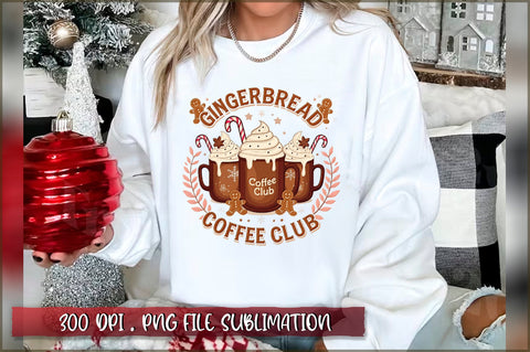 Gingerbread coffee club Sublimation Sublimation Shetara Begum 