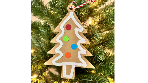 Gingerbread Cookie Ornament Bundle Laser SVG SVG Crafting With Brenna 