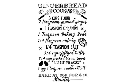 Gingerbread cookies 3 cups Svg Design SVG Regulrcrative 