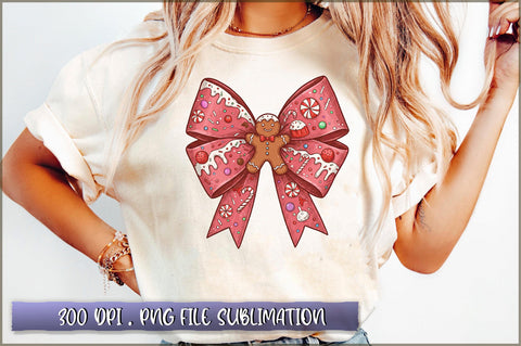 Gingerbread Coquette Christmas Sublimation Sublimation Shetara Begum 