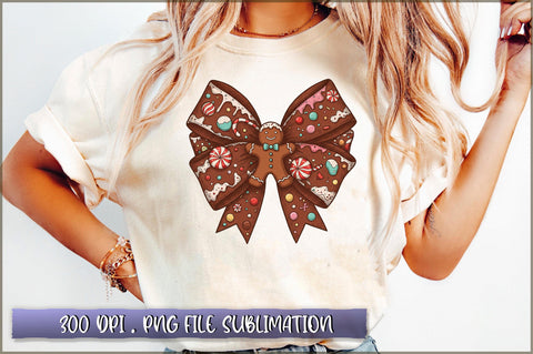 Gingerbread Coquette Christmas Sublimation Sublimation Shetara Begum 