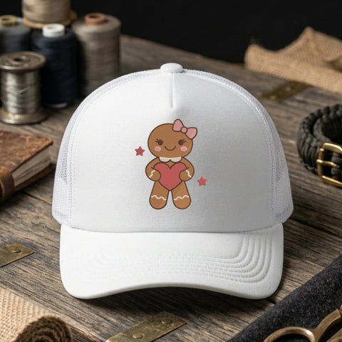 Gingerbread Girl Heart Embroidery Design – Cute Valentine Gingerbread Machine Embroidery File Embroidery/Applique DESIGNS PatternFeed8 