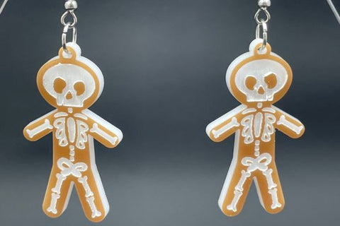 Gingerbread Halloween Earring Bundle Laser SVG Bundle SVG Crafting With Brenna 