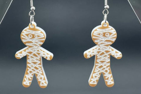 Gingerbread Halloween Earring Bundle Laser SVG Bundle SVG Crafting With Brenna 