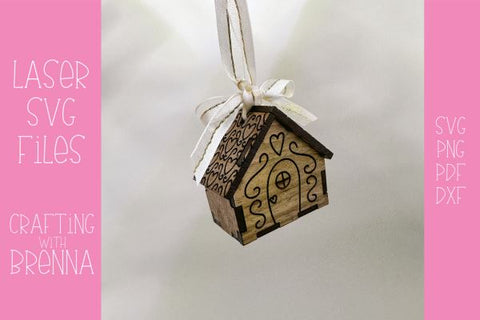 Gingerbread House Laser SVG Files SVG Crafting With Brenna 