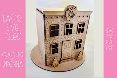 Gingerbread House Laser SVG files SVG Crafting With Brenna 