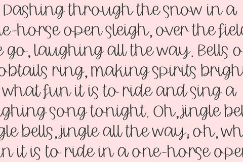 Gingerbread House Script Font Beck McCormick 