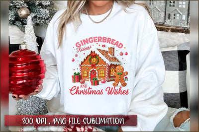 Gingerbread kisses and christmas wishes Sublimation Sublimation Shetara Begum 