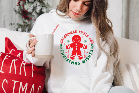 Gingerbread kisses and christmas wishes SVG Angelina750 