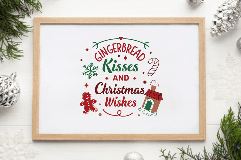 Gingerbread kisses and christmas wishes SVG Angelina750 
