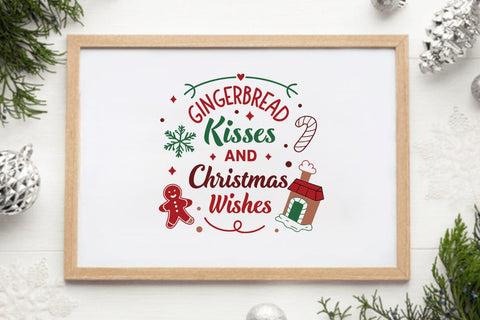 Gingerbread kisses and christmas wishes SVG Angelina750 