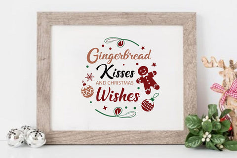 Gingerbread kisses and christmas wishes SVG Angelina750 