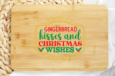 Gingerbread kisses and christmas wishes SVG Angelina750 
