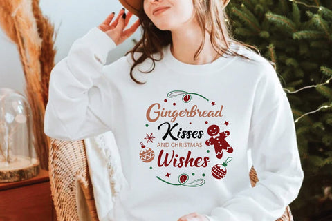 Gingerbread kisses and christmas wishes SVG Angelina750 