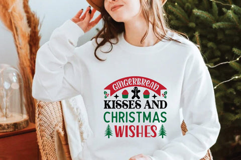 Gingerbread Kisses And Christmas Wishes SVG Angelina750 