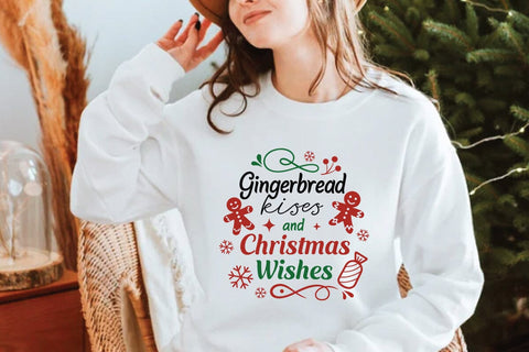 Gingerbread kisses and christmas wishes SVG Angelina750 