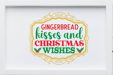 Gingerbread kisses and christmas wishes SVG Angelina750 